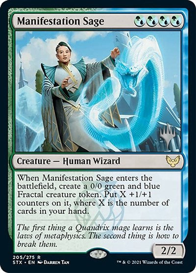 Manifestation Sage (Promo Pack) [Strixhaven: School of Mages Promos] | Galaxy Games LLC