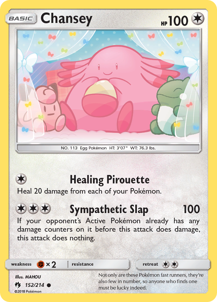 Chansey (152/214) [Sun & Moon: Lost Thunder] | Galaxy Games LLC