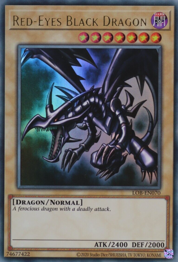 Red-Eyes Black Dragon (25th Anniversary) [LOB-EN070] Ultra Rare | Galaxy Games LLC