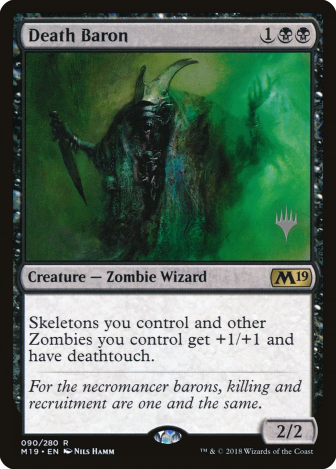 Death Baron (Promo Pack) [Core Set 2019 Promos] | Galaxy Games LLC