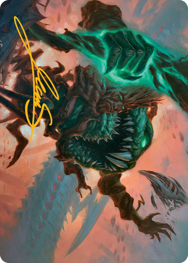 Yargle and Multani Art Card (Gold-Stamped Signature) [March of the Machine Art Series] | Galaxy Games LLC