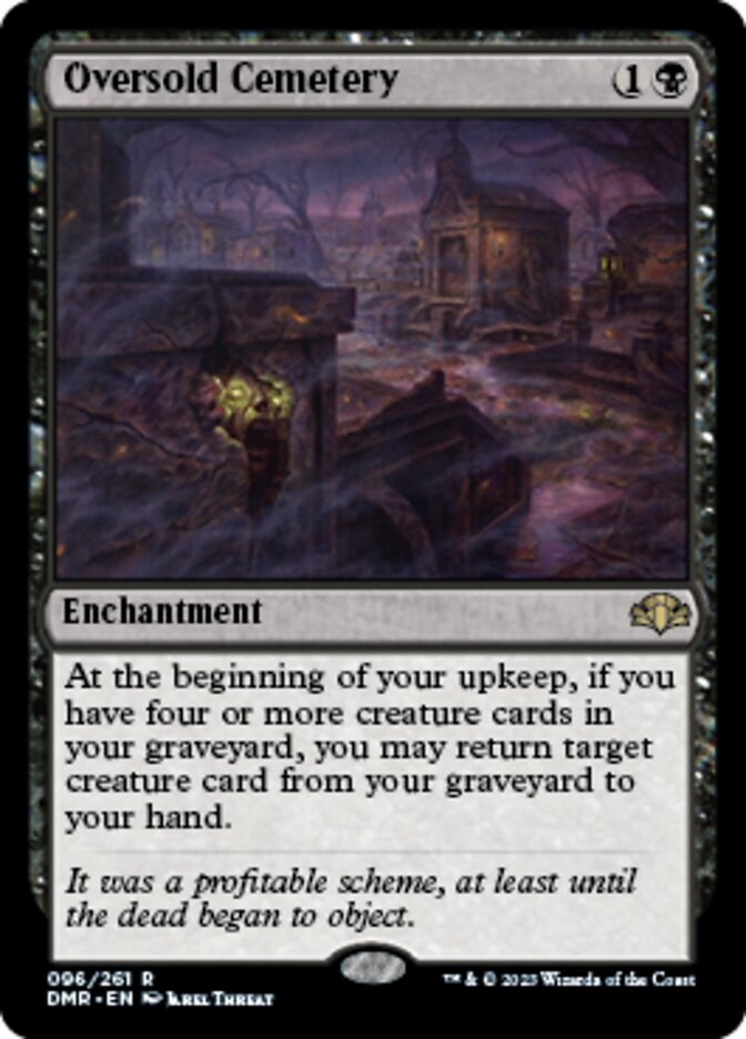 Oversold Cemetery [Dominaria Remastered] | Galaxy Games LLC