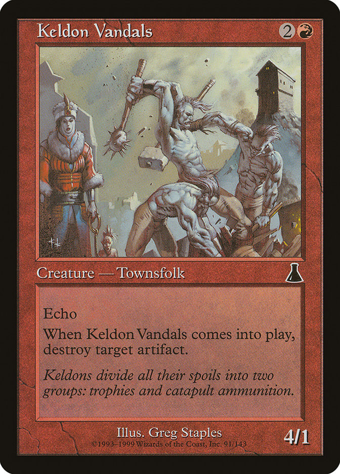 Keldon Vandals [Urza's Destiny] | Galaxy Games LLC