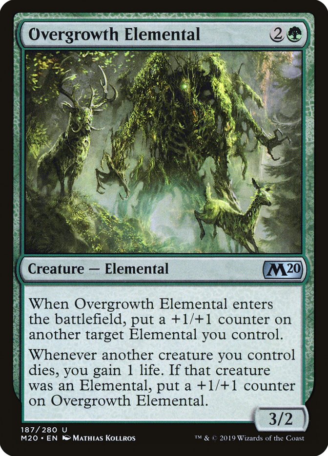 Overgrowth Elemental [Core Set 2020] | Galaxy Games LLC