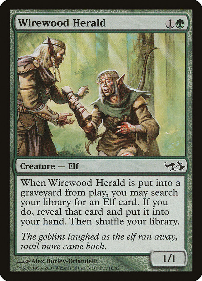 Wirewood Herald [Duel Decks: Elves vs. Goblins] | Galaxy Games LLC