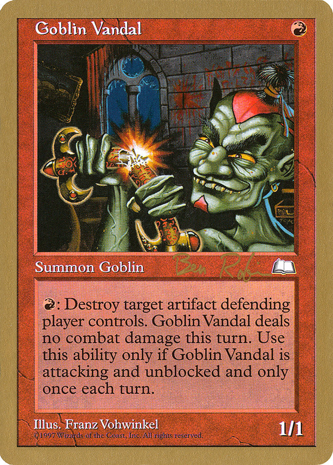 Goblin Vandal (Ben Rubin) [World Championship Decks 1998] | Galaxy Games LLC