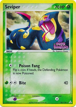 Seviper (32/110) (Stamped) [EX: Holon Phantoms] | Galaxy Games LLC