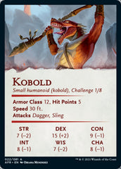 Kobold Art Card [Dungeons & Dragons: Adventures in the Forgotten Realms Art Series] | Galaxy Games LLC