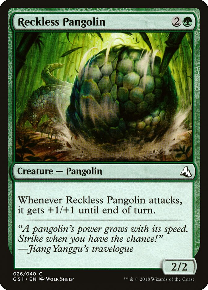 Reckless Pangolin [Global Series Jiang Yanggu & Mu Yanling] | Galaxy Games LLC