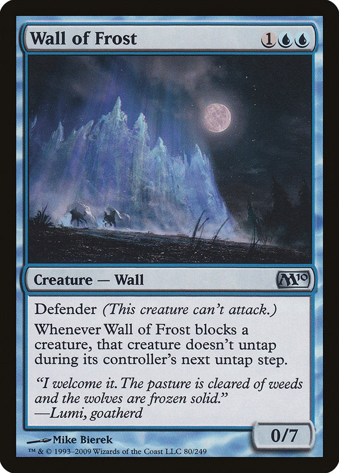 Wall of Frost [Magic 2010] | Galaxy Games LLC