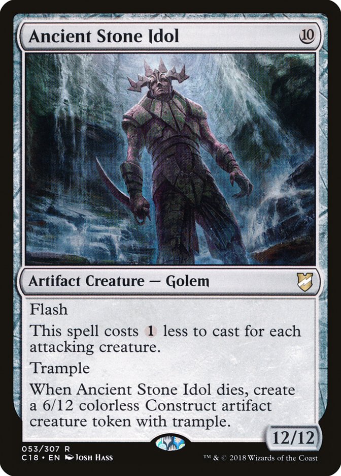 Ancient Stone Idol [Commander 2018] | Galaxy Games LLC