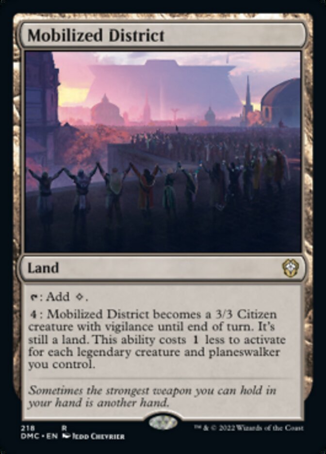 Mobilized District [Dominaria United Commander] | Galaxy Games LLC