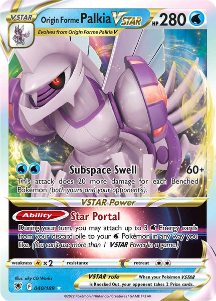 Origin Forme Palkia VSTAR (040/189) [Sword & Shield: Astral