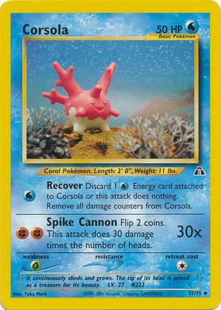 Corsola (37/75) [Neo Discovery Unlimited] | Galaxy Games LLC