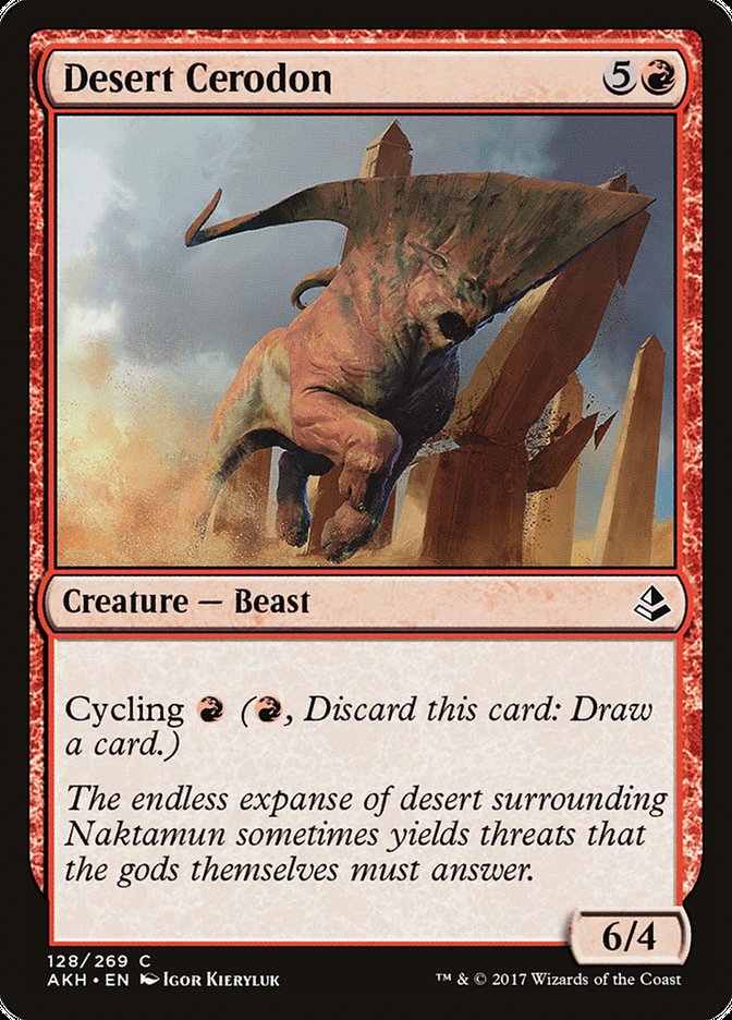 Desert Cerodon [Amonkhet] | Galaxy Games LLC