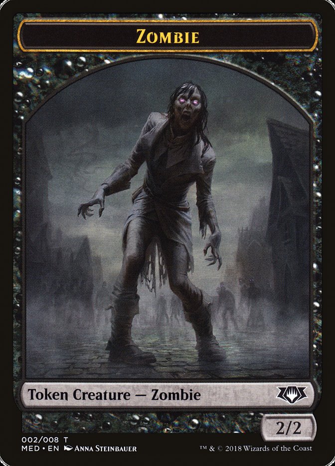 Zombie Token [Mythic Edition Tokens] | Galaxy Games LLC