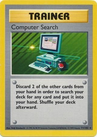 Computer Search (71/102) [Base Set Shadowless Unlimited] | Galaxy Games LLC