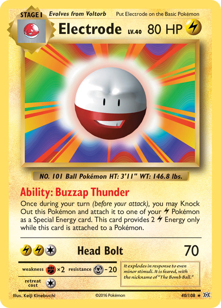 Electrode (40/108) [XY: Evolutions] | Galaxy Games LLC