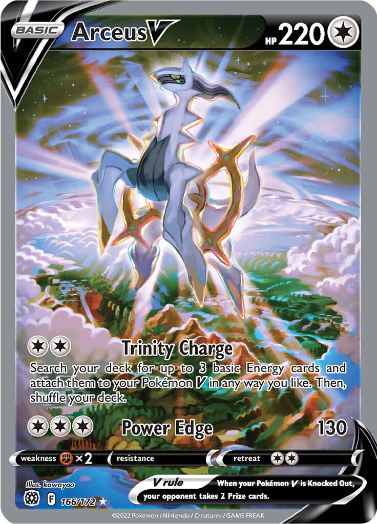 Arceus V (166/172) [Sword & Shield: Brilliant Stars] | Galaxy Games LLC