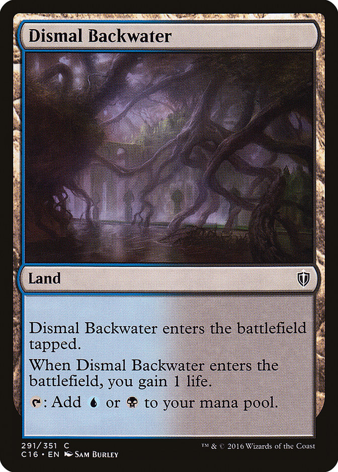 Dismal Backwater [Commander 2016] | Galaxy Games LLC