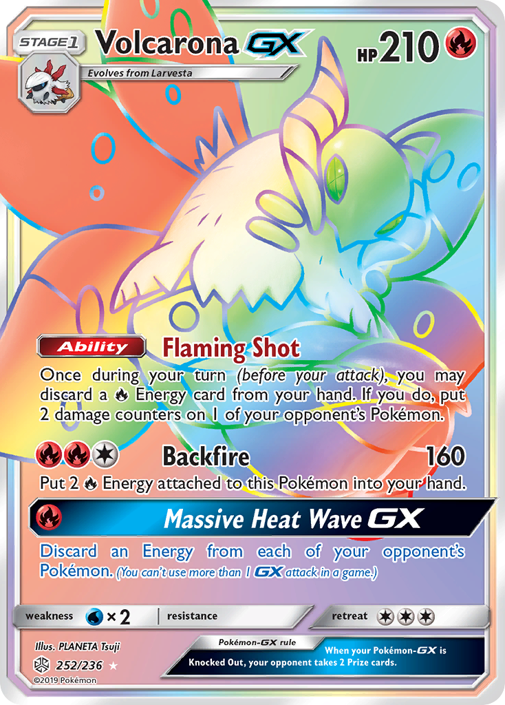 Volcarona GX (252/236) [Sun & Moon: Cosmic Eclipse] | Galaxy Games LLC