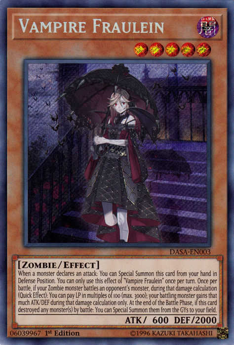 Vampire Fraulein [DASA-EN003] Secret Rare | Galaxy Games LLC