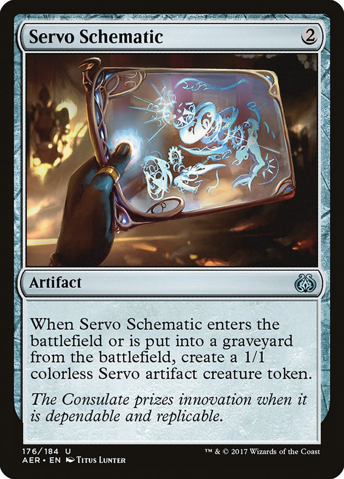 Servo Schematic [Aether Revolt] | Galaxy Games LLC