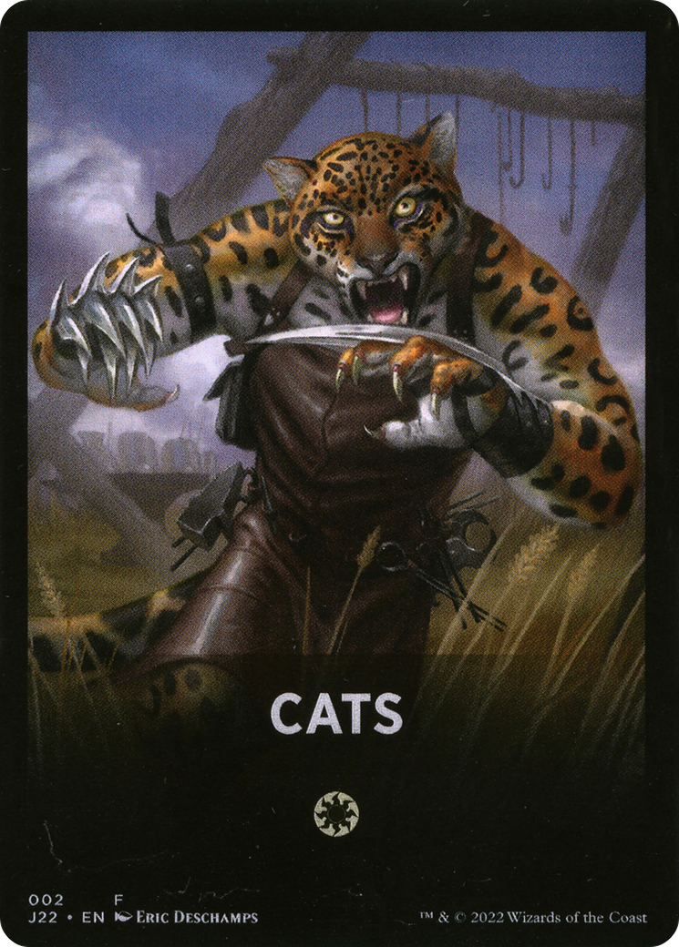 Cats Theme Card [Jumpstart 2022 Front Cards] | Galaxy Games LLC