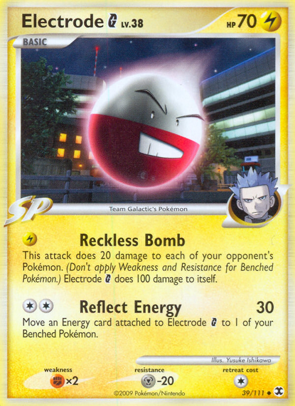 Electrode G (39/111) [Platinum: Rising Rivals] | Galaxy Games LLC