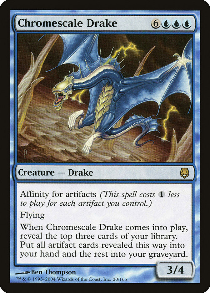 Chromescale Drake [Darksteel] | Galaxy Games LLC