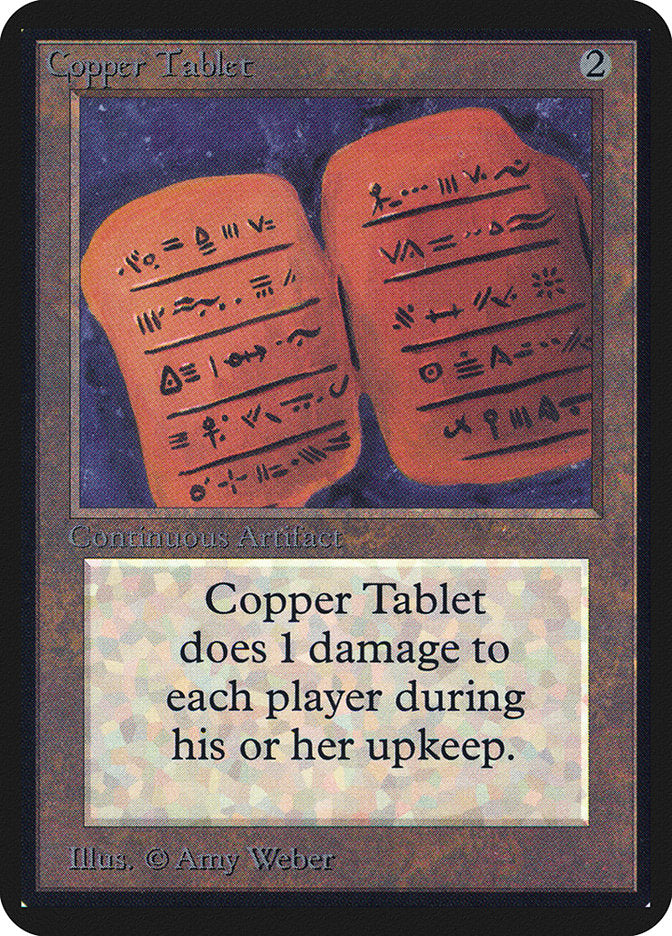 Copper Tablet [Alpha Edition] | Galaxy Games LLC