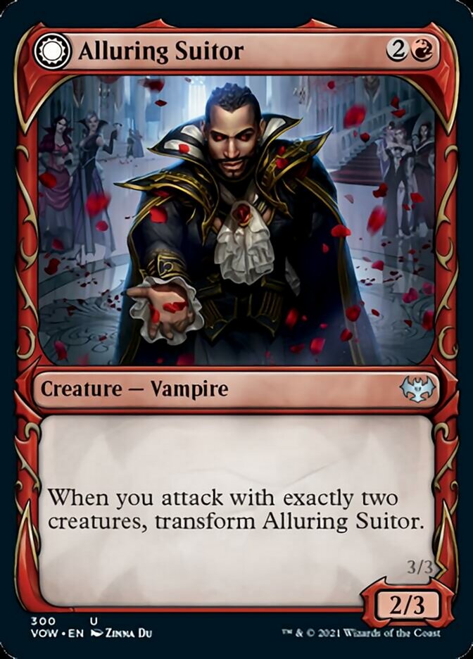 Alluring Suitor // Deadly Dancer (Showcase Fang Frame) [Innistrad: Crimson Vow] | Galaxy Games LLC