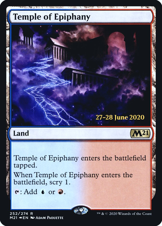 Temple of Epiphany [Core Set 2021 Prerelease Promos] | Galaxy Games LLC