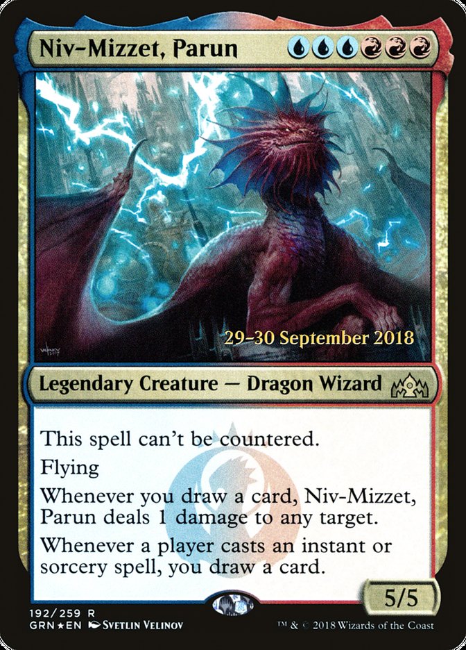 Niv-Mizzet, Parun [Guilds of Ravnica Prerelease Promos] | Galaxy Games LLC