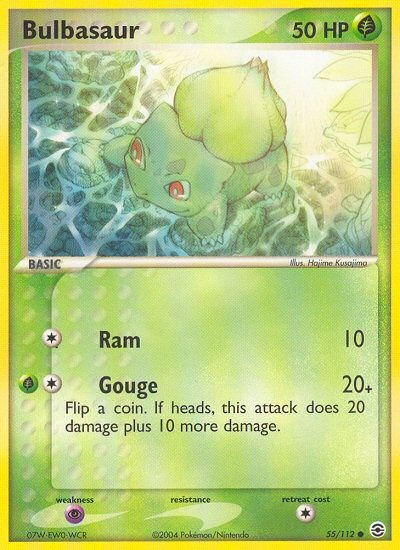 Bulbasaur (55/112) [EX: FireRed & LeafGreen] | Galaxy Games LLC