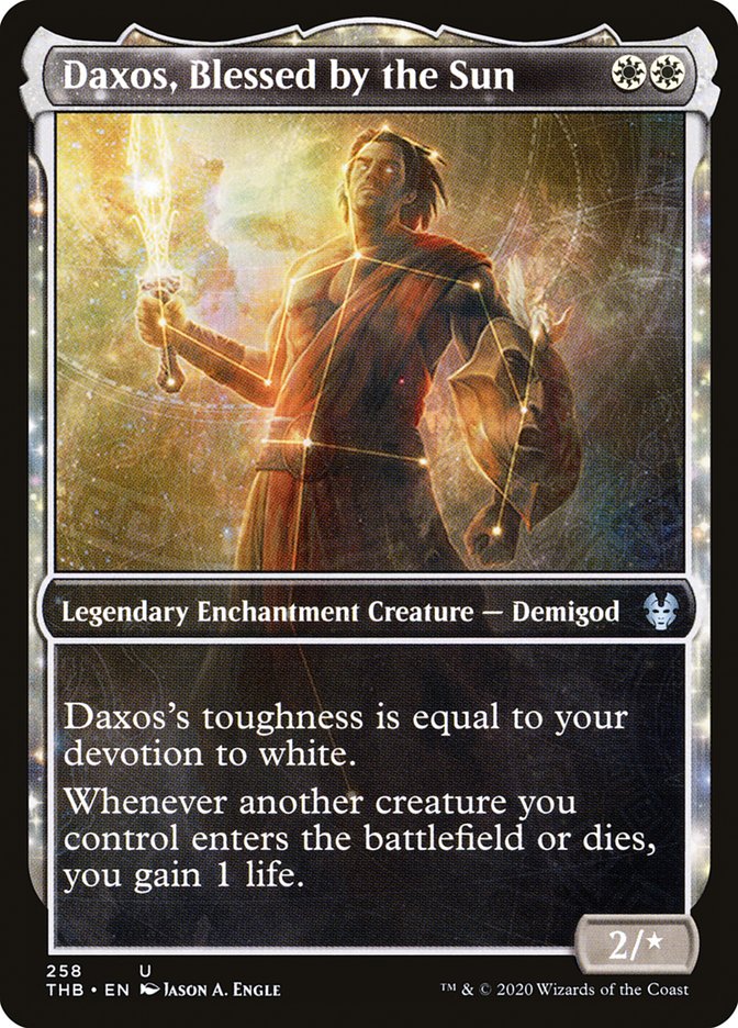 Daxos, Blessed by the Sun (Showcase) [Theros Beyond Death] | Galaxy Games LLC
