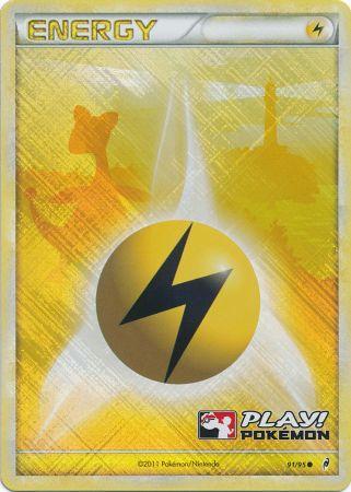 Lightning Energy (91/95) (Play Pokemon Promo) [HeartGold & SoulSilver: Galaxy Games LLC Lightning Energy (91/95) (Play Pokemon Promo) [HeartGold & SoulSilver: Galaxy Games LLC