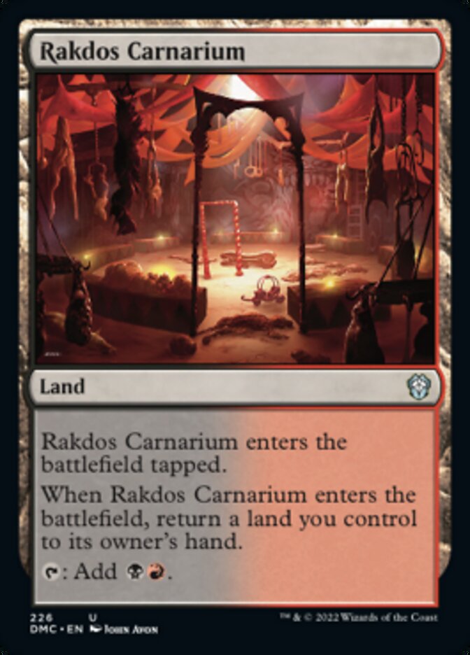 Rakdos Carnarium [Dominaria United Commander] | Galaxy Games LLC