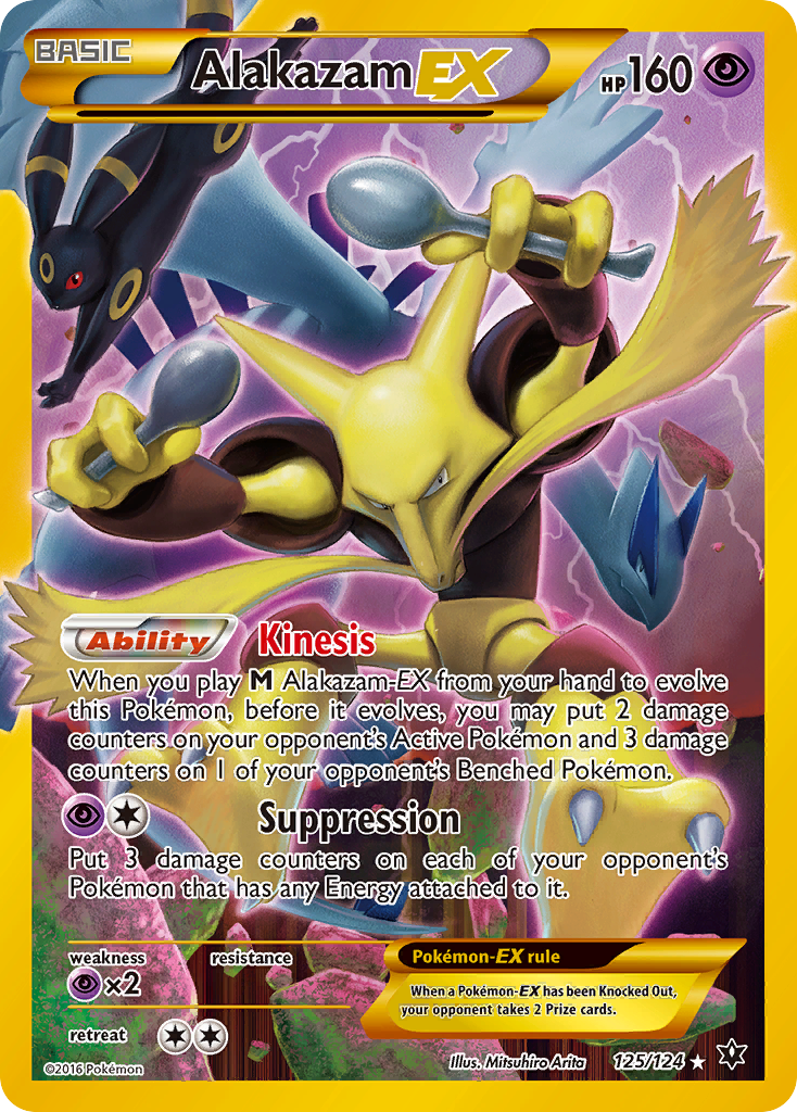 Alakazam EX (125/124) [XY: Fates Collide] | Galaxy Games LLC