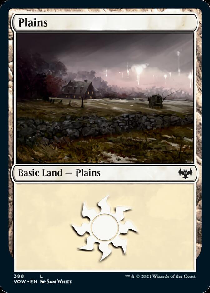 Plains (398) [Innistrad: Crimson Vow] | Galaxy Games LLC