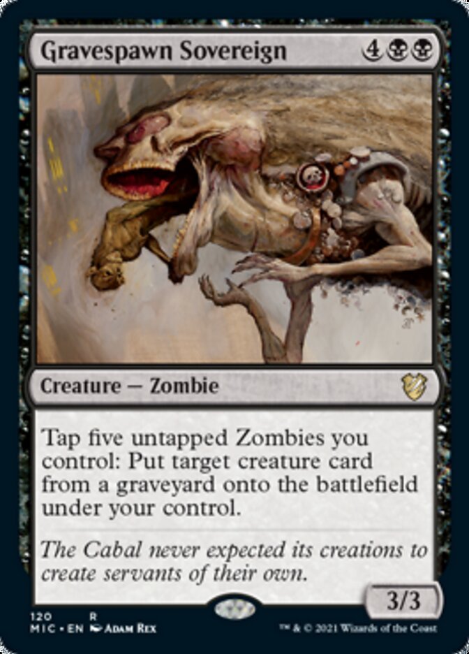 Gravespawn Sovereign [Innistrad: Midnight Hunt Commander] | Galaxy Games LLC