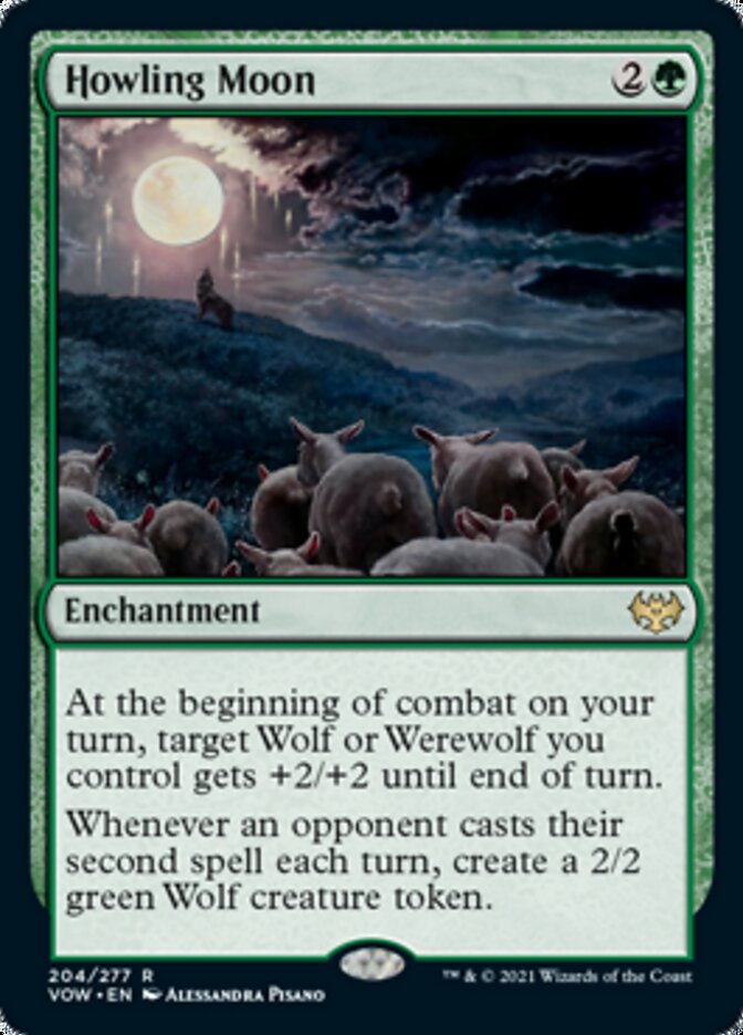 Howling Moon [Innistrad: Crimson Vow] | Galaxy Games LLC