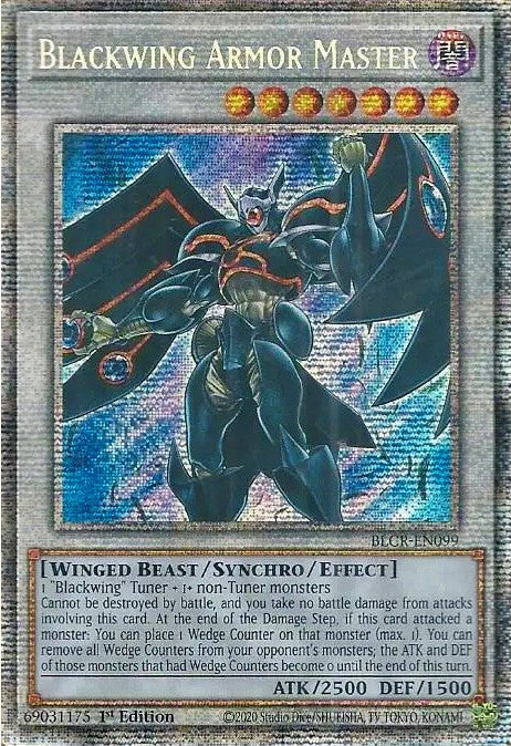 Blackwing Armor Master [BLCR-EN099] Starlight Rare | Galaxy Games LLC