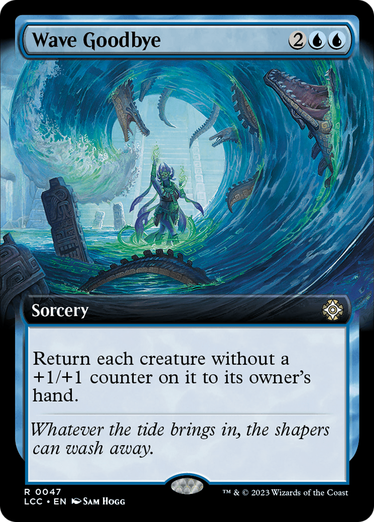 Wave Goodbye (Extended Art) [The Lost Caverns of Ixalan Commander] | Galaxy Games LLC