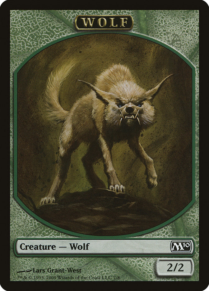 Wolf Token [Magic 2010 Tokens] | Galaxy Games LLC