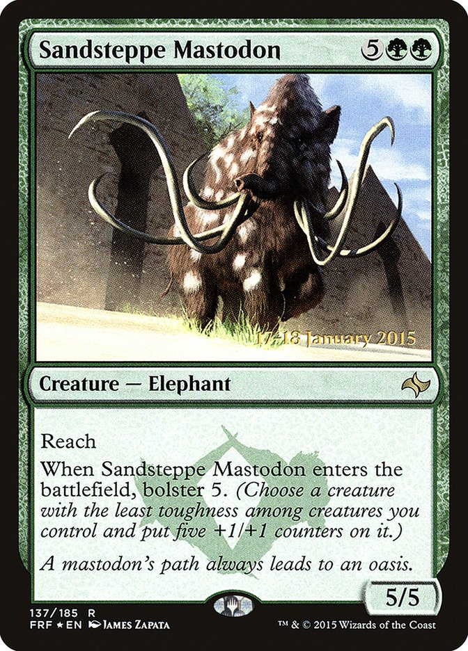 Sandsteppe Mastodon [Fate Reforged Prerelease Promos] | Galaxy Games LLC