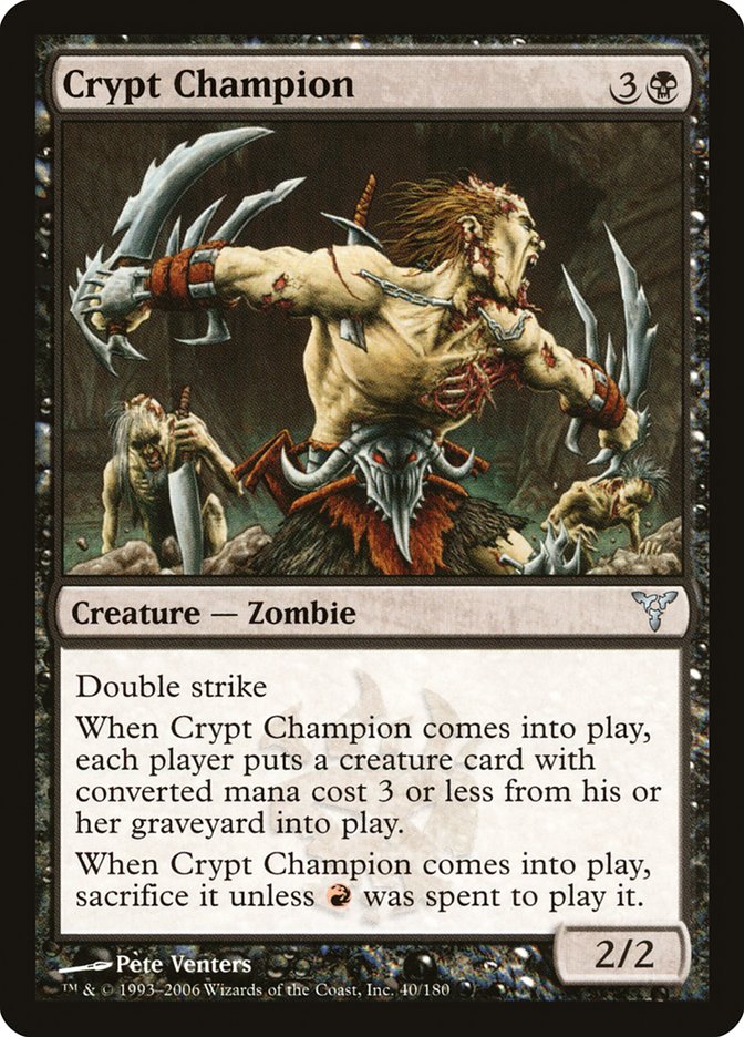 Crypt Champion [Dissension] | Galaxy Games LLC