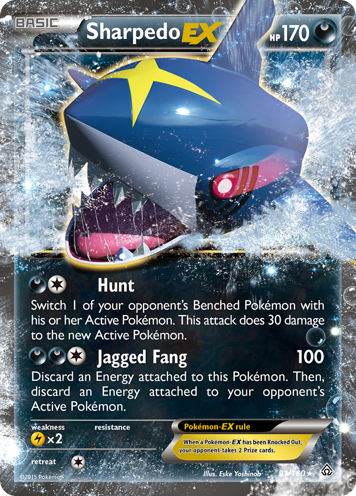 Sharpedo EX (91/160) [XY: Primal Clash] | Galaxy Games LLC