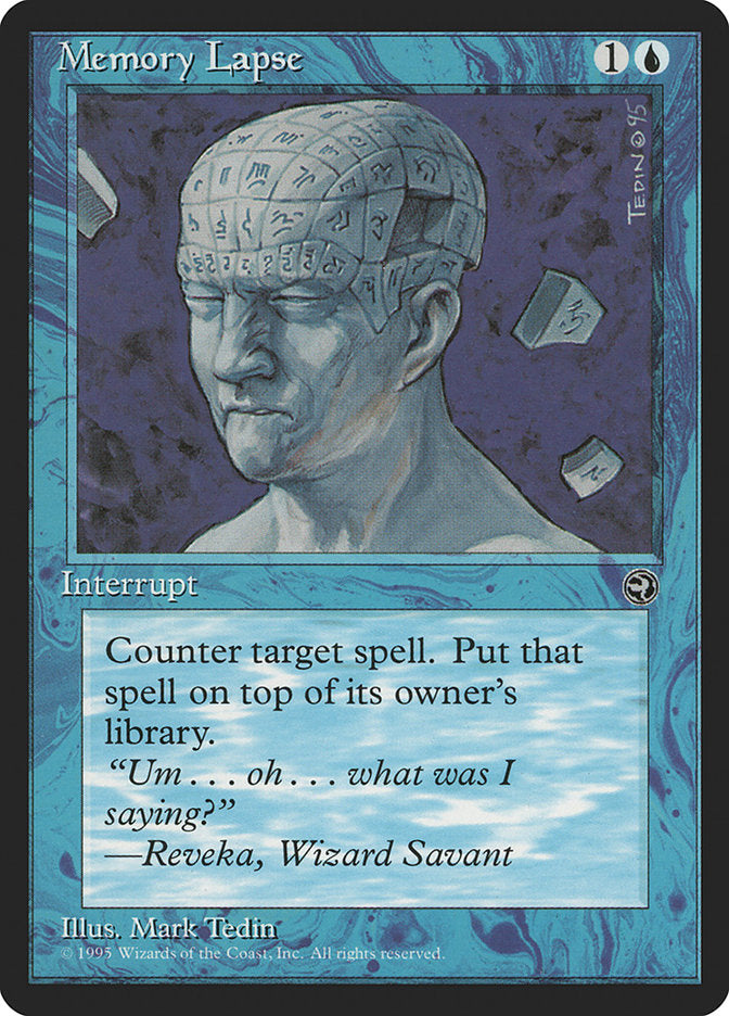Memory Lapse (Reveka Flavor Text) [Homelands] | Galaxy Games LLC