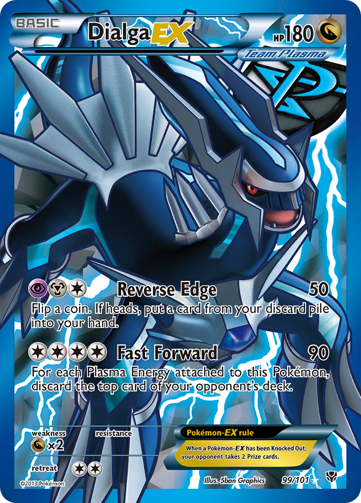 Dialga EX (99/101) [Black & White: Plasma Blast] | Galaxy Games LLC